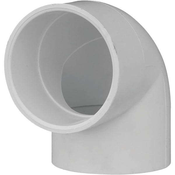 Charlotte Pipe And Foundry 2 In. Slip x Slip Schedule 40 90 Deg. PVC Elbow 1/4 Bend PVC 02300 1600HA - main